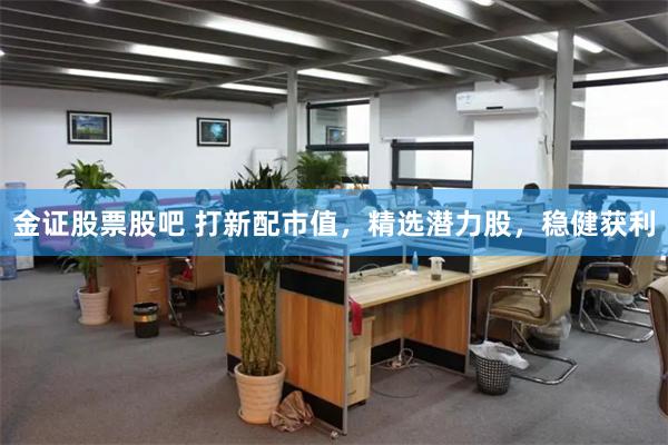 金证股票股吧 打新配市值,精选潜力股,稳健获利